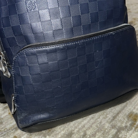 Louis Vuitton Avenue Campus Backpack Damier Infini Leather (Navy) backpack large - Picture 9 of 16